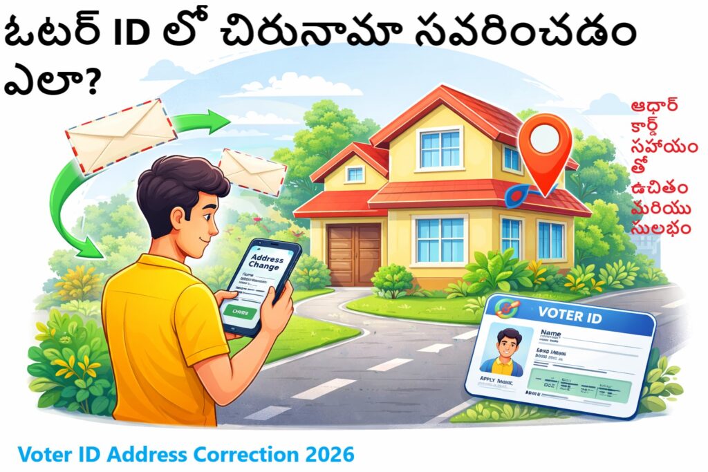 Voter ID Address Correction Online Process 2026 Telugu